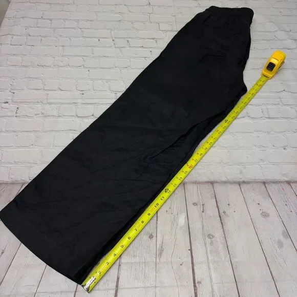 NWT Quince Women 100% Linen Wide Leg Pants Size Large Black D039 -2 - Picture 7 of 16